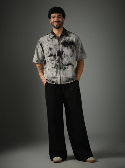 Chapter2Drip Acid Wash zipper shirt â€” view 6
