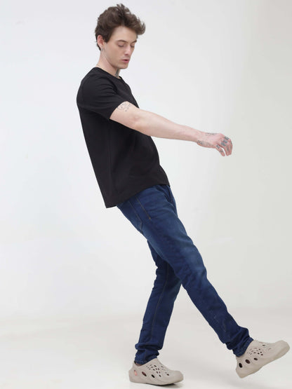 Crew Neck Tshirt | Anti Stain Anti Odor Water Repellent   MIDNIGHTELEGANCE