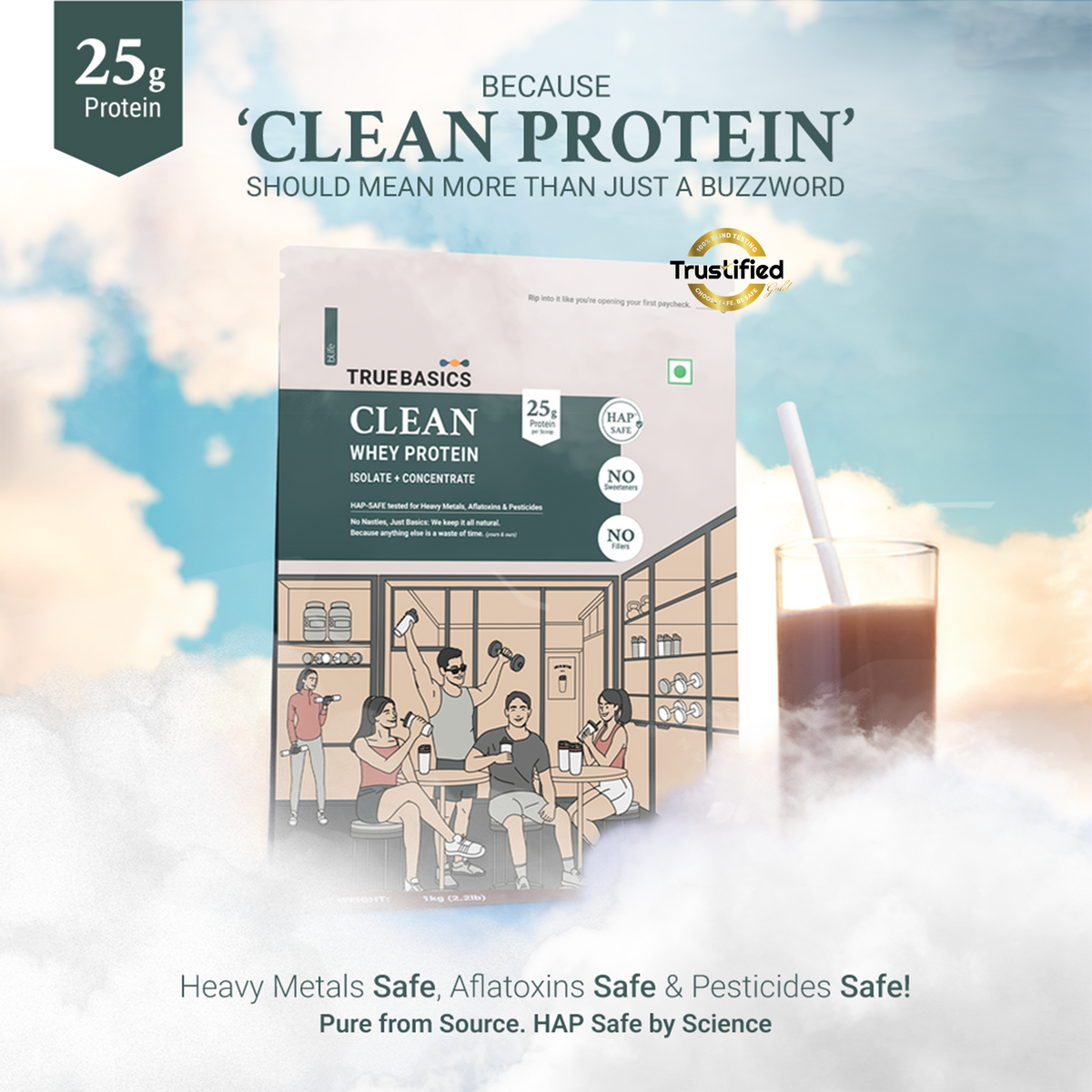 Clean Whey Protein Powder Blend
