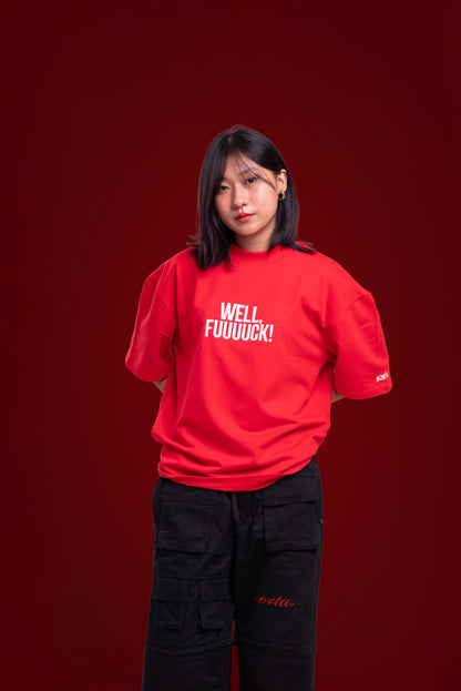 well fuck. - korean oversized tshirt | sorta at Broadway