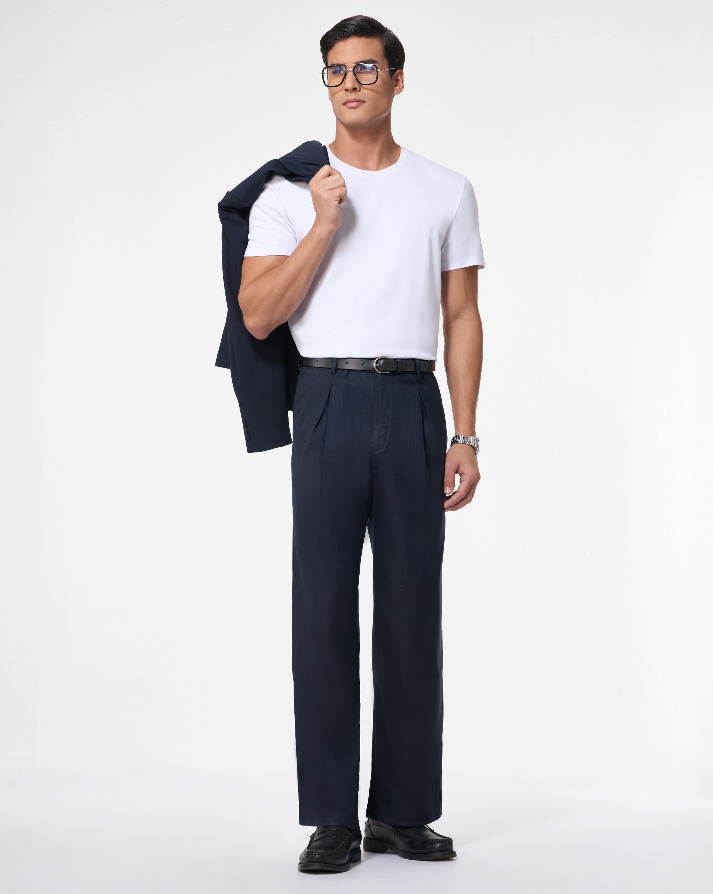 The Shark Skin Relaxed Pant Navy