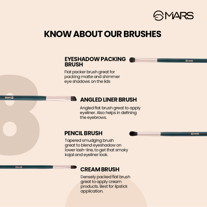 Tools Of Titans Brush Set | Pack of 8