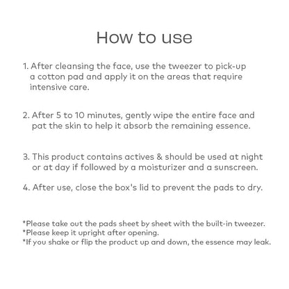 House of Hur Brightening Skin Prep Essence Pad 140ml | House Of Hur at Broadway