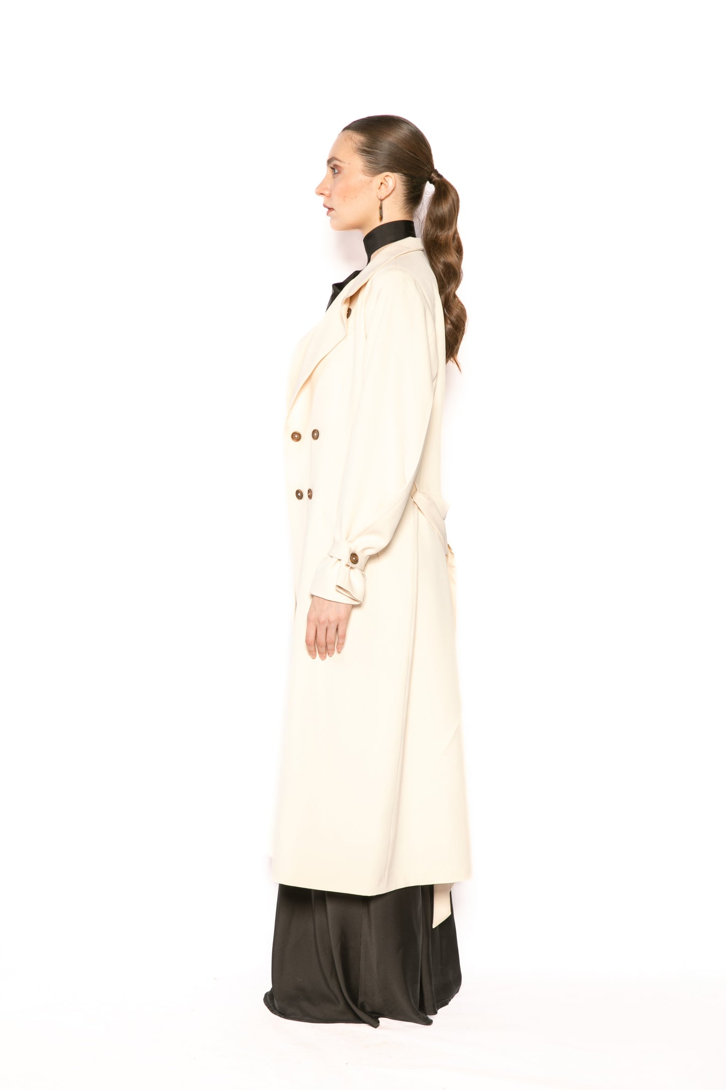 Contemponari-Penelope Trench-Cream