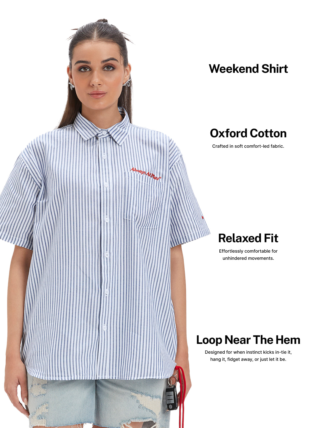 Summer Shirt Lychee Blue | Ludic at Broadway