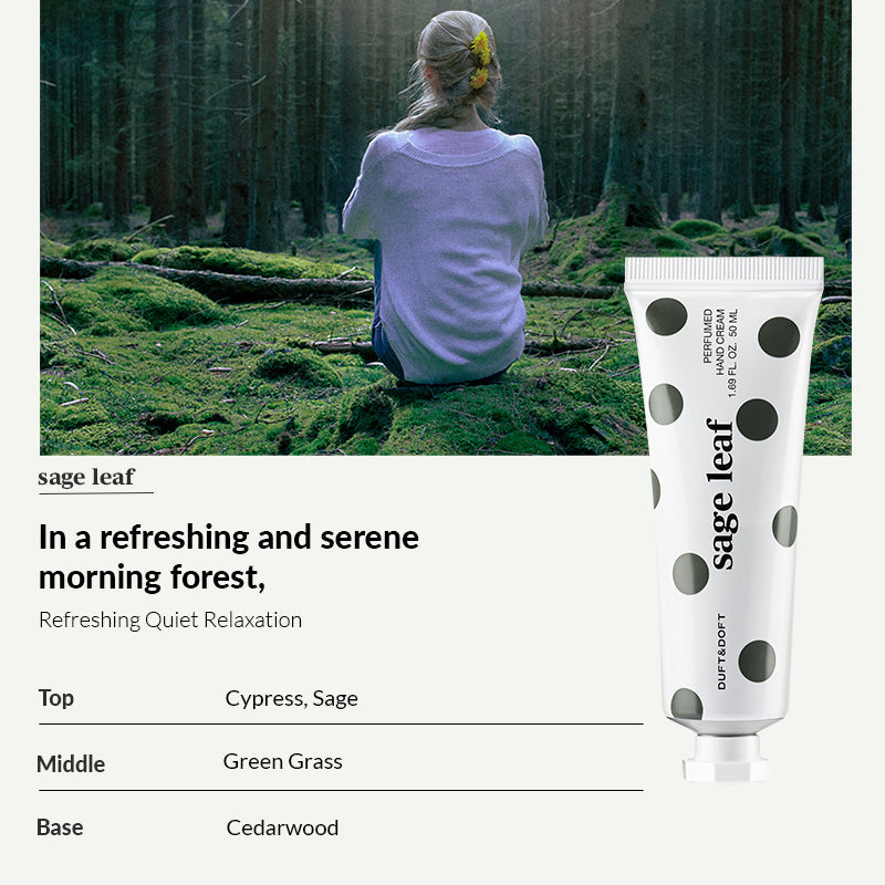 Duft & Doft Niche Perfume Hand Cream Sage Leaf (50ml) | Duft & Doft at Broadway