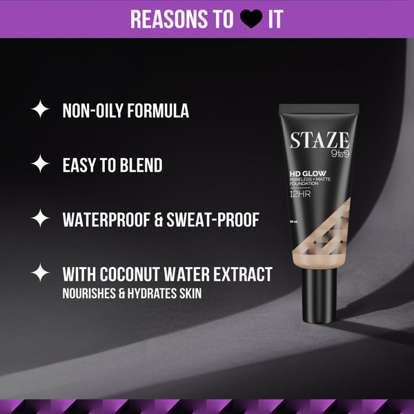 Staze HD Glow Foundation | Staze at Broadway