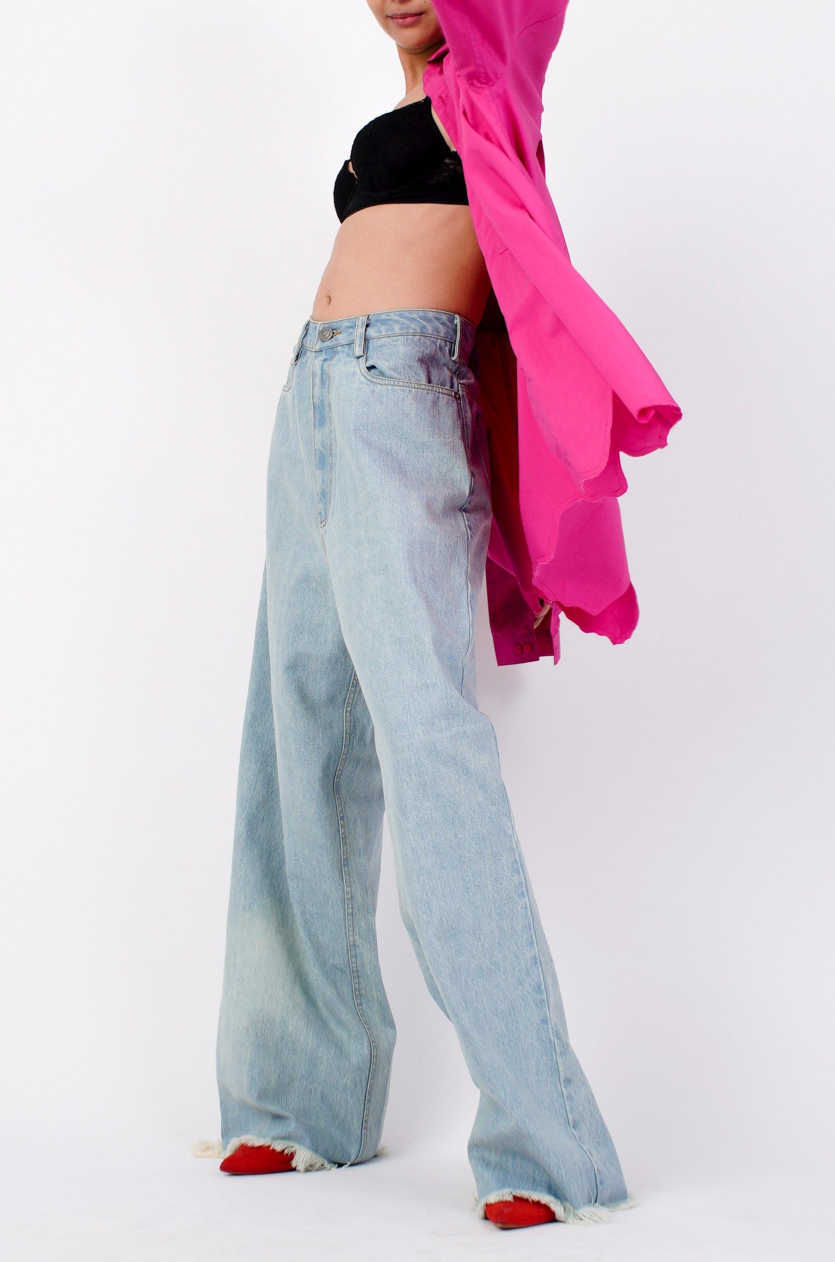 Wide Legged Darwyn Jeans (Light Wash) | Huemn at Broadway