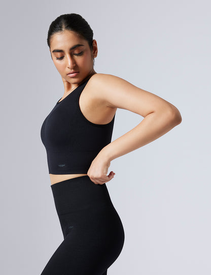 FlexRib Low-Back Cropped Tank