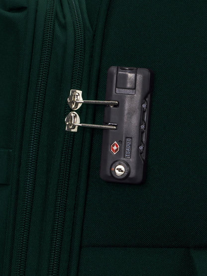 Carriall Slash Large Size Green Check-in Luggage