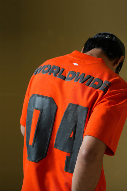 Worldwide Orange Oversized T-Shirt