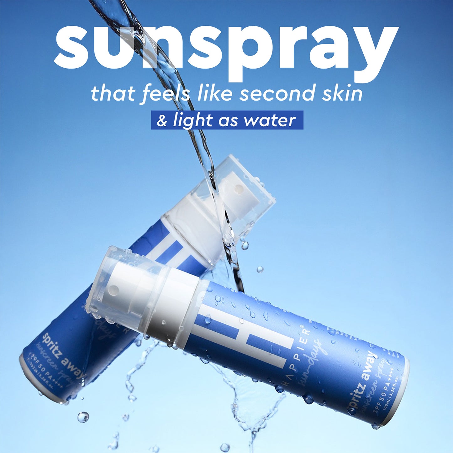 Happier Sun-days Sunscreen Spray SPF 50 PA++++ - Experience the Ultimate Sun Protection 100ml