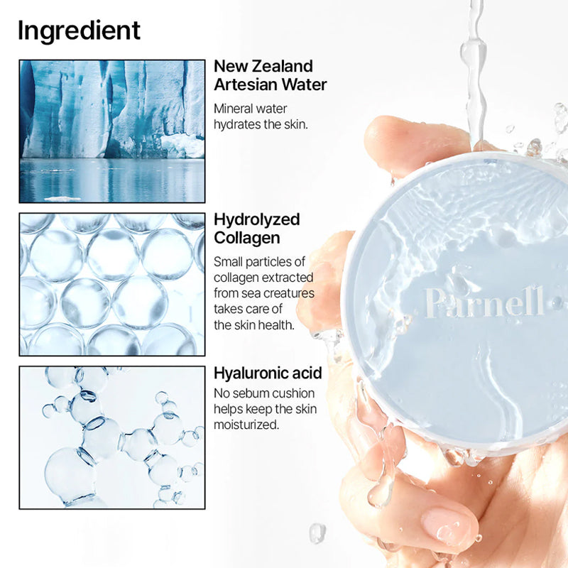 Parnell Glacial Biome Water No-Sebum Cushion