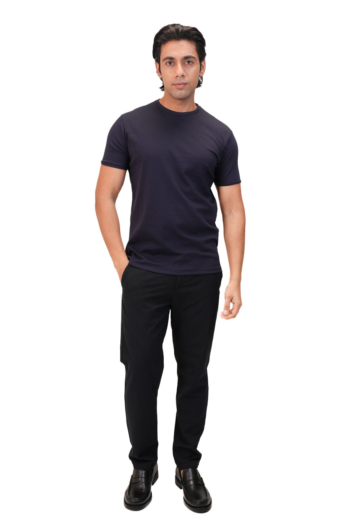 Absolute Cotton Crew - Cobalt Navy
