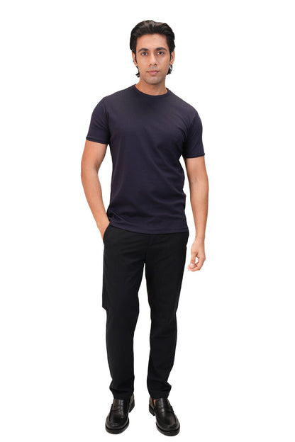 Absolute Cotton Crew - Cobalt Navy