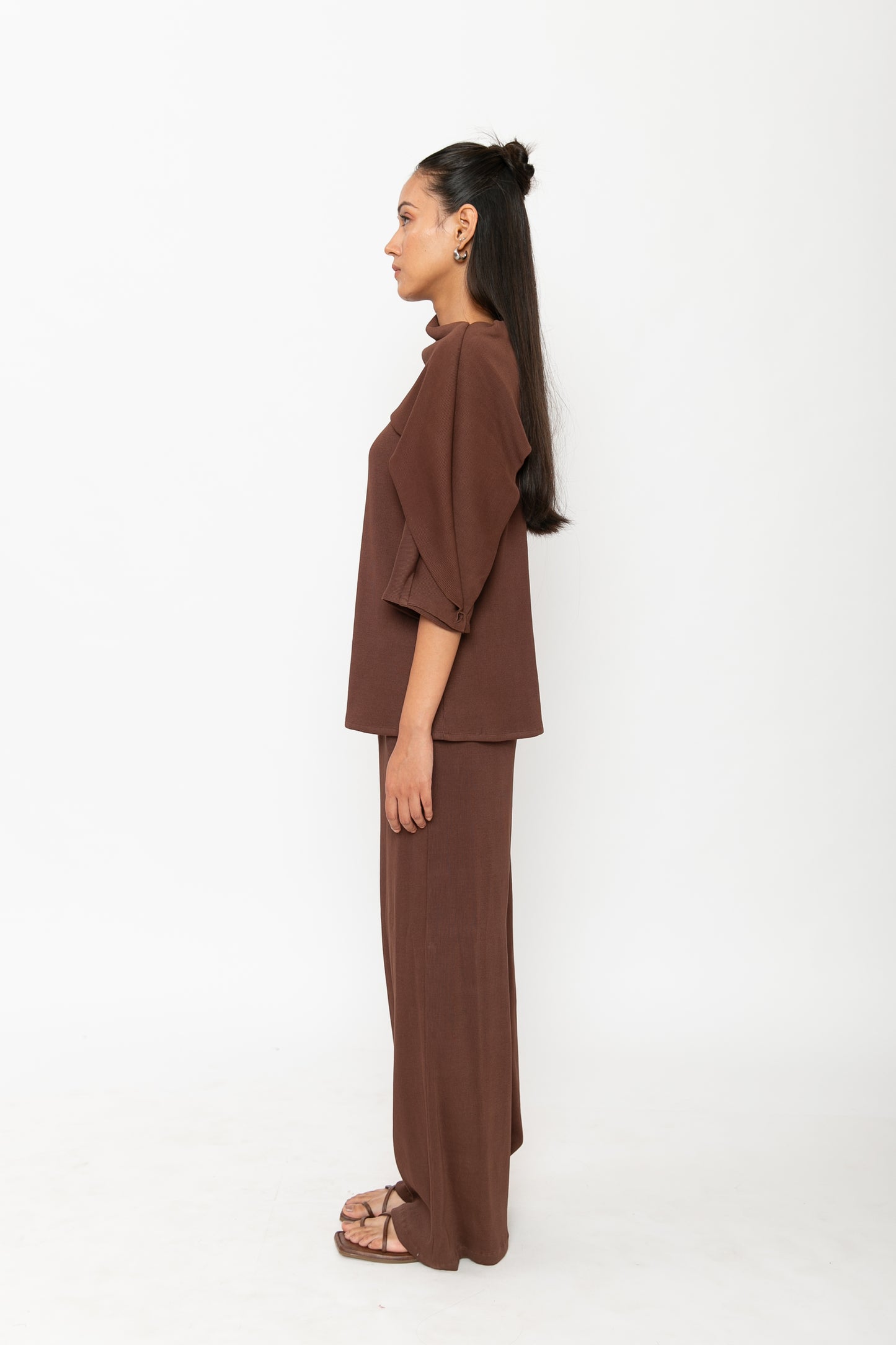 Contemponari-Hot Cocoa Top-Brown