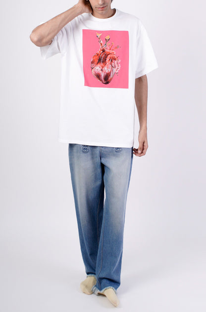 Birth Of A Heart' T-Shirt (White) | Huemn at Broadway