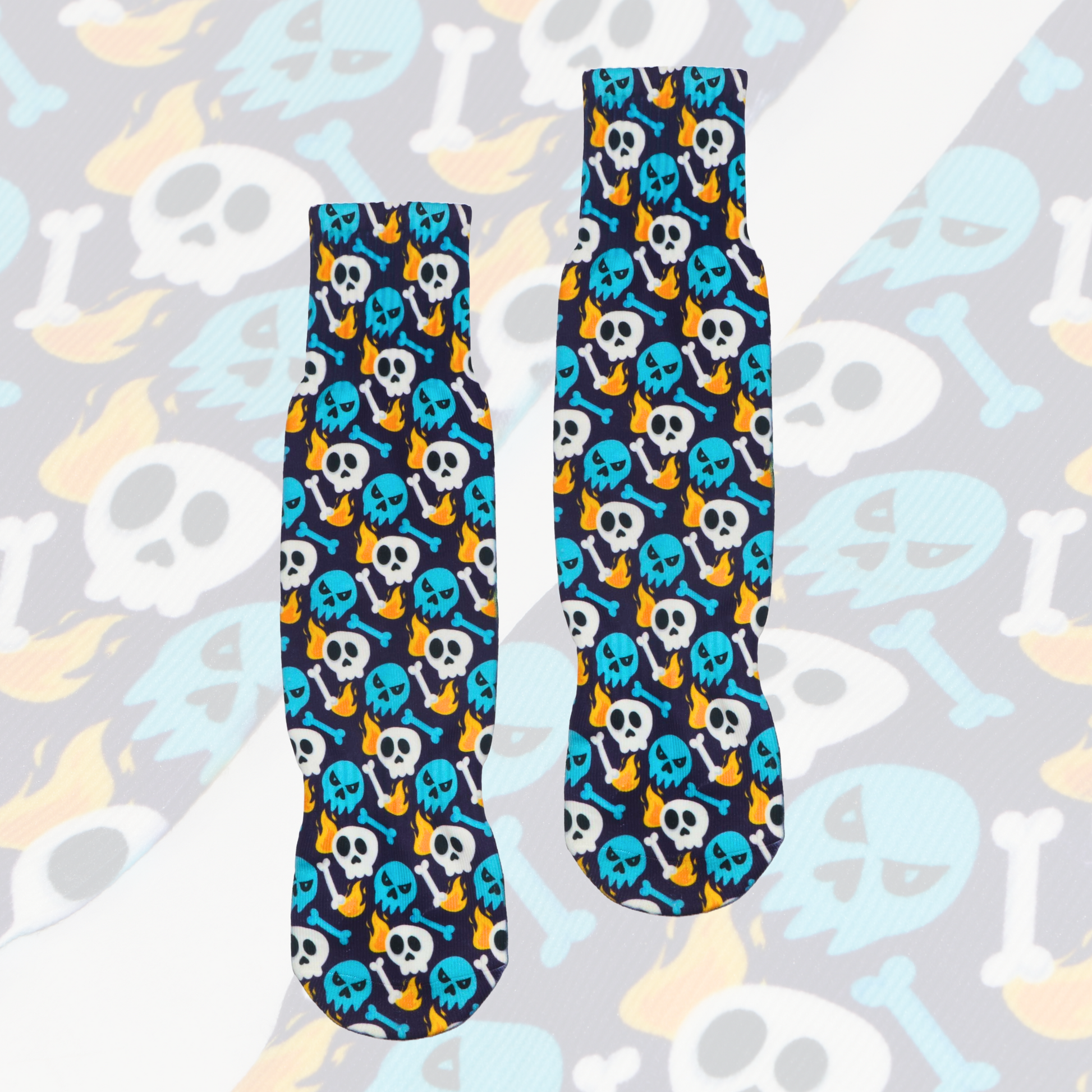 Skull Symphony Socks | The Boring Socks at Broadway