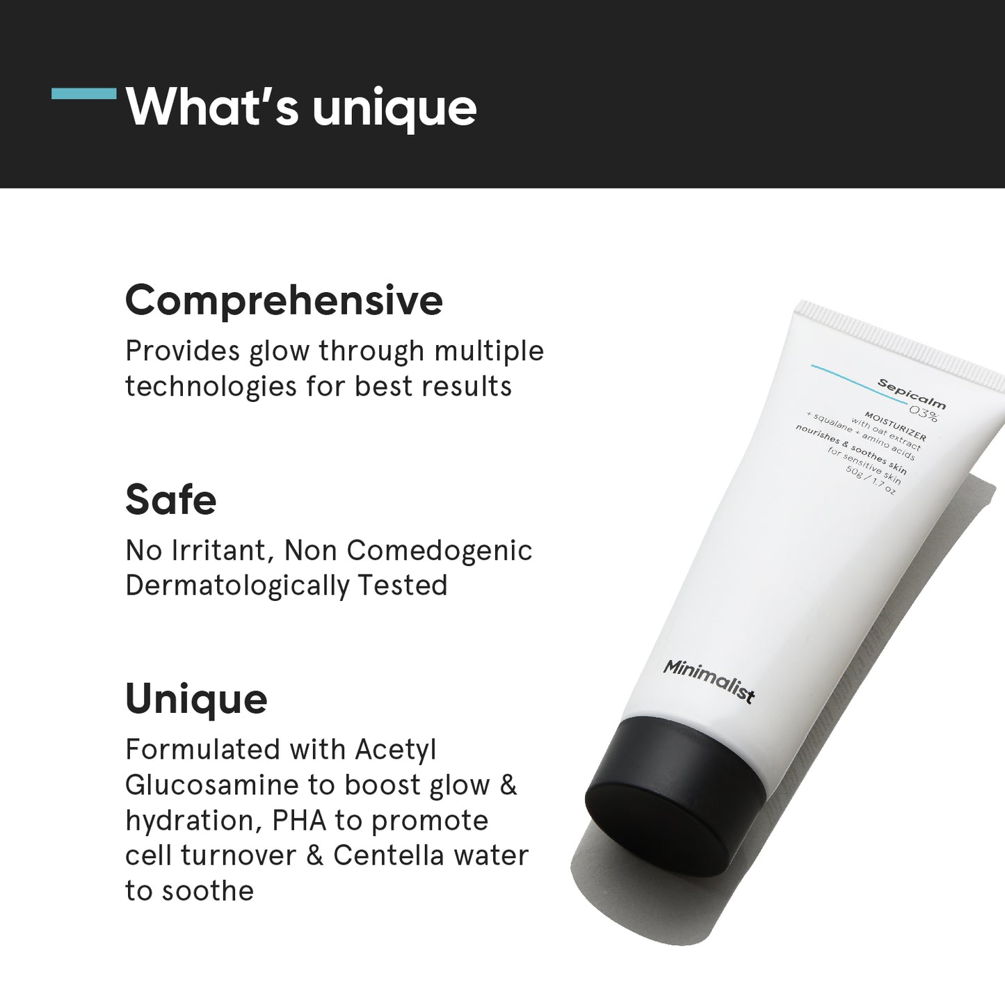 Minimalist Sepicalm 03% Moisturizer 50g