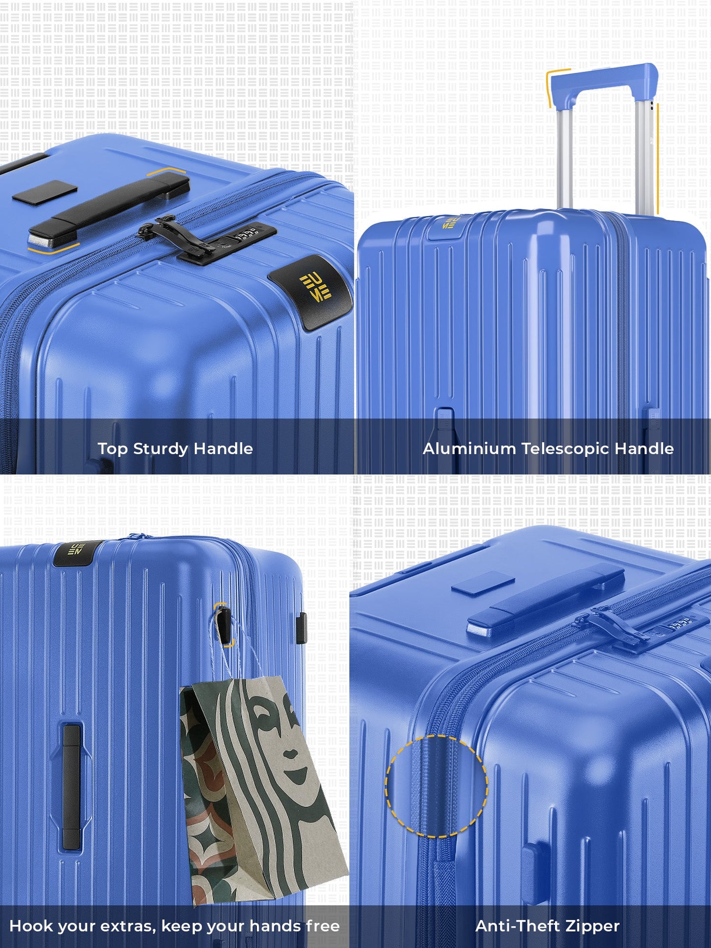 Trunk Check-In Plus- French Blue