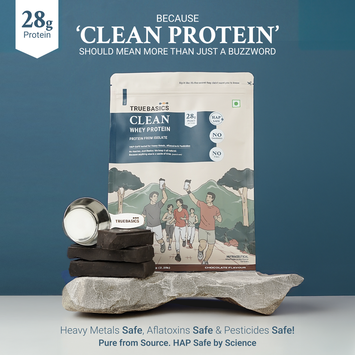 Clean Whey 100% Protein Isolate Powder