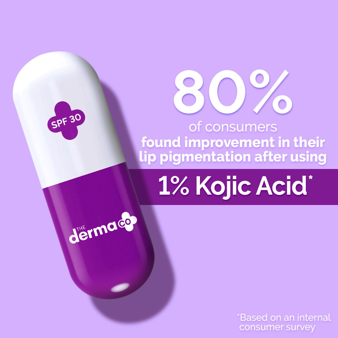 1% Kojic Acid Lip Balm With Alpha Arbutin & Hyaluronic Acid - 4.5g