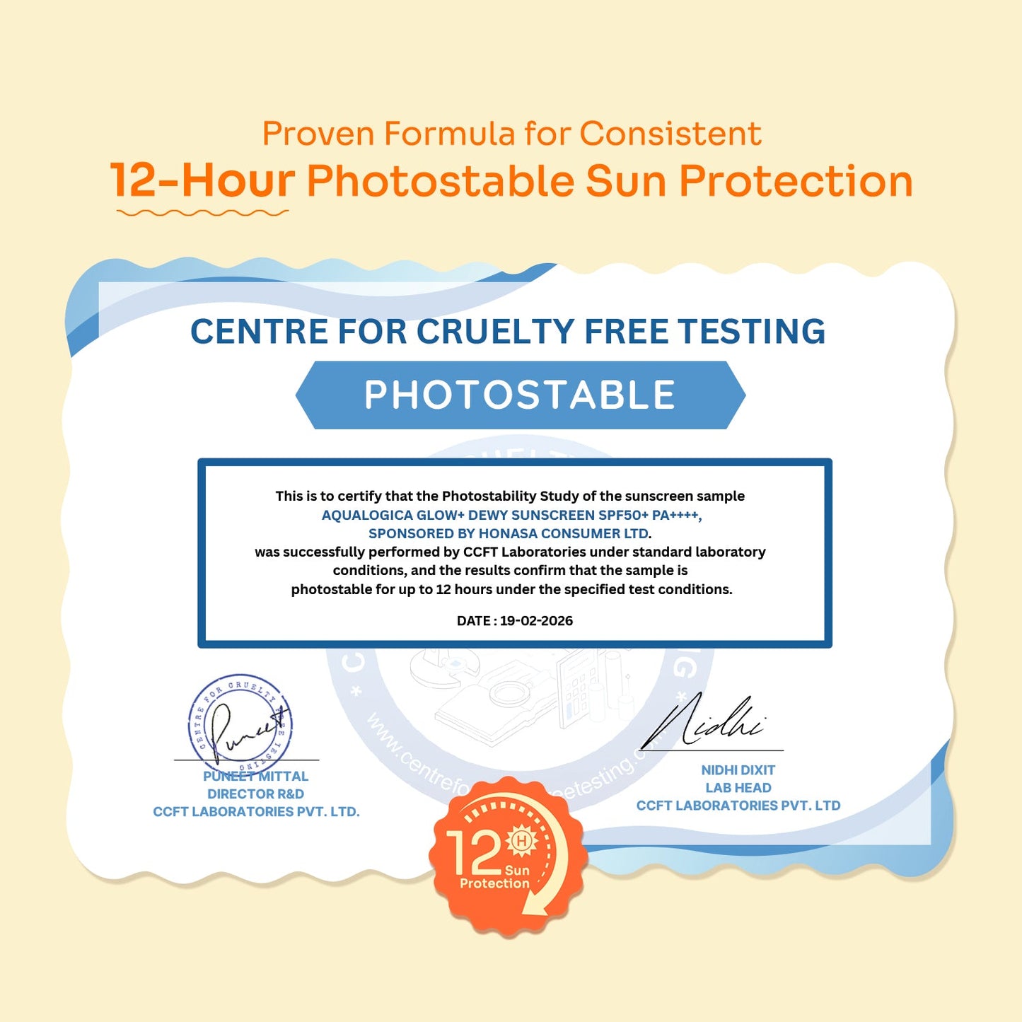 Glow+ Dewy Gel Sunscreen In-Vivo Tested SPF 50+ PA++++ with Papaya & Vitamin C - 80g