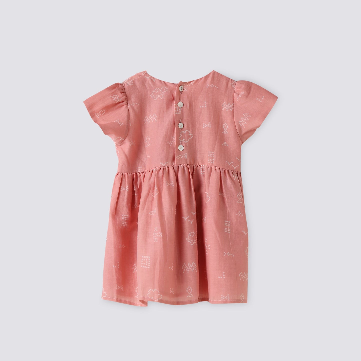 Cotton Silk Dress | Hand-Block Printed