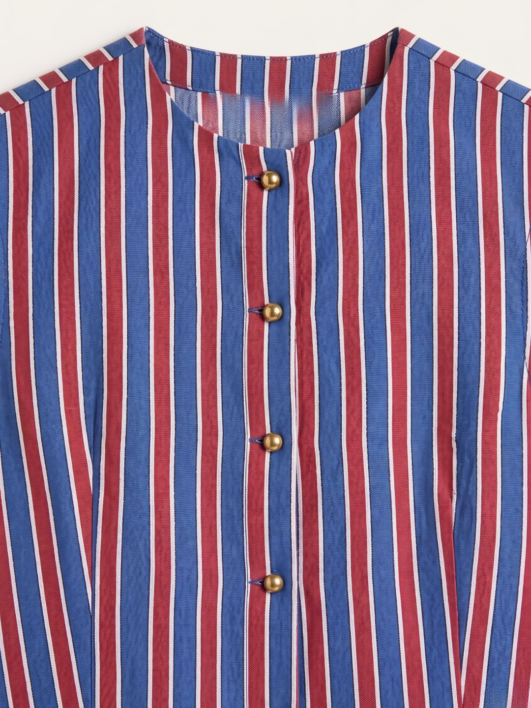 Pure Linen Striped Tailored Vest