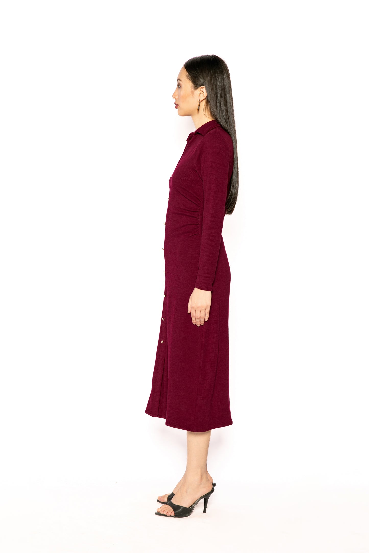 Contemponari-Helen Dress-Wine