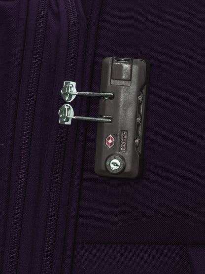 Carriall Slash Medium Size Purple Check-in Luggage