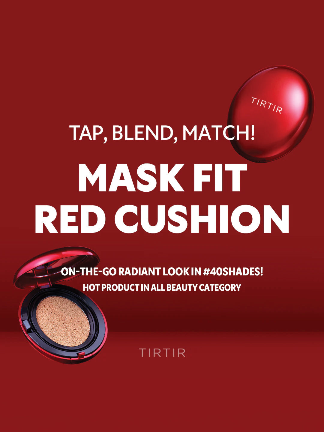 TIRTIR MASK FIT RED MINI CUSHION 24W SOFT BEIGE 4.5g | TirTir at Broadway