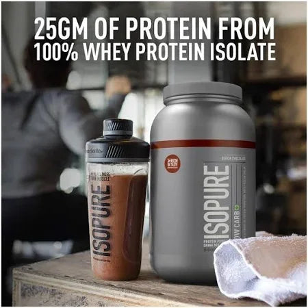 Isopure Low Carb 100% Whey Protein Isolate Cookie & Cream -2.2 Lbs ( 1 kg )