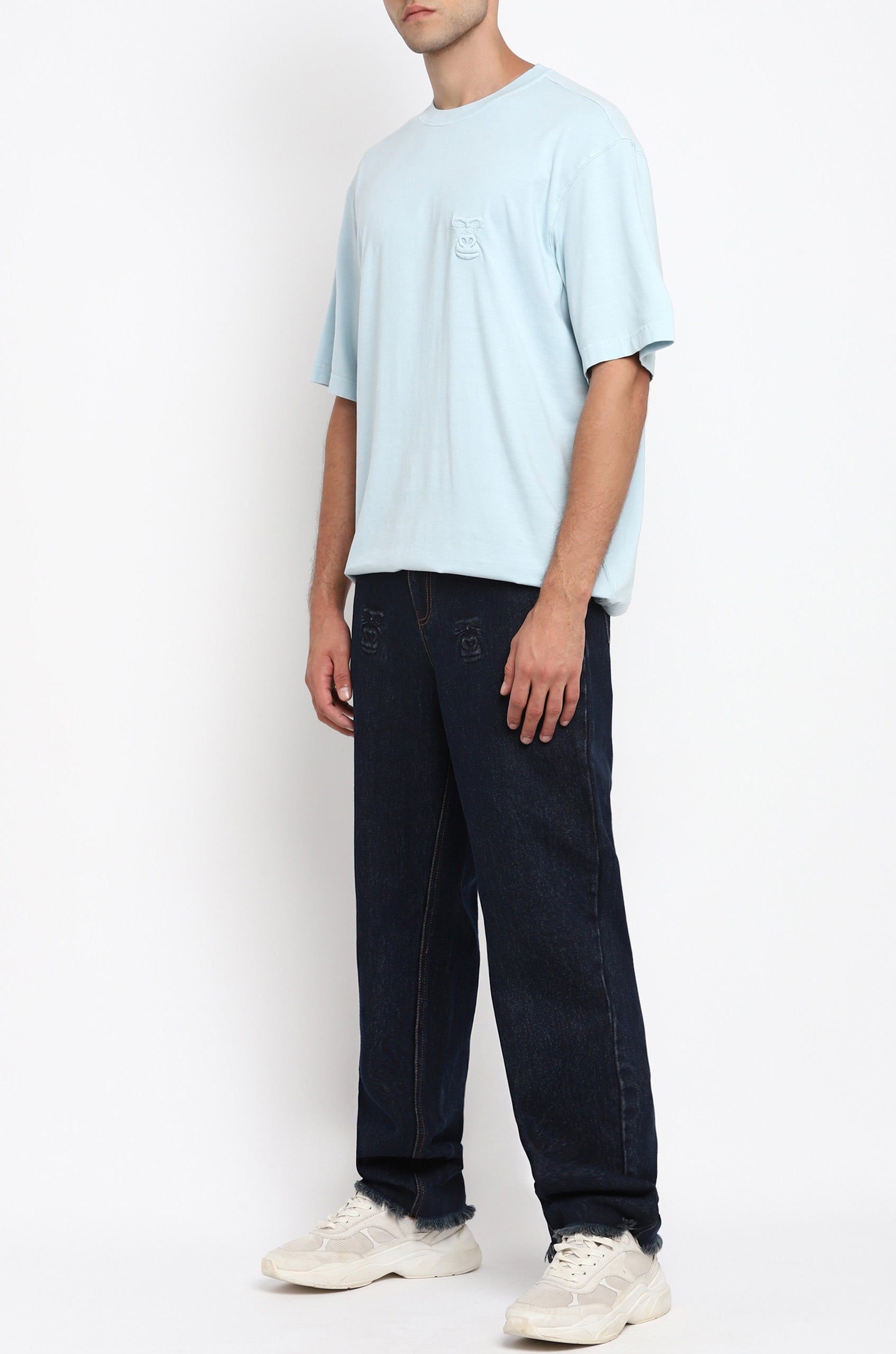 Huemn Evolution Gorilla Insignia Jeans (Dark Wash) | Huemn at Broadway
