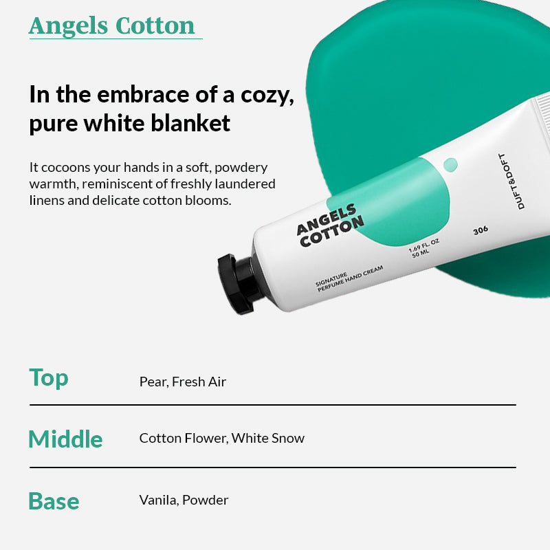 Duft & Doft Signature Perfume Hand Cream Angels Cotton (50ml)
