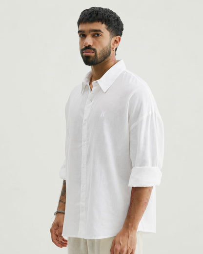 White Linen Shirt