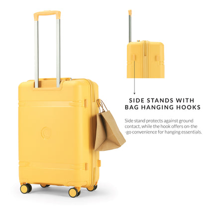 Carriall Drift( PP ) Yellow hardsided 28 inch check-in luggage