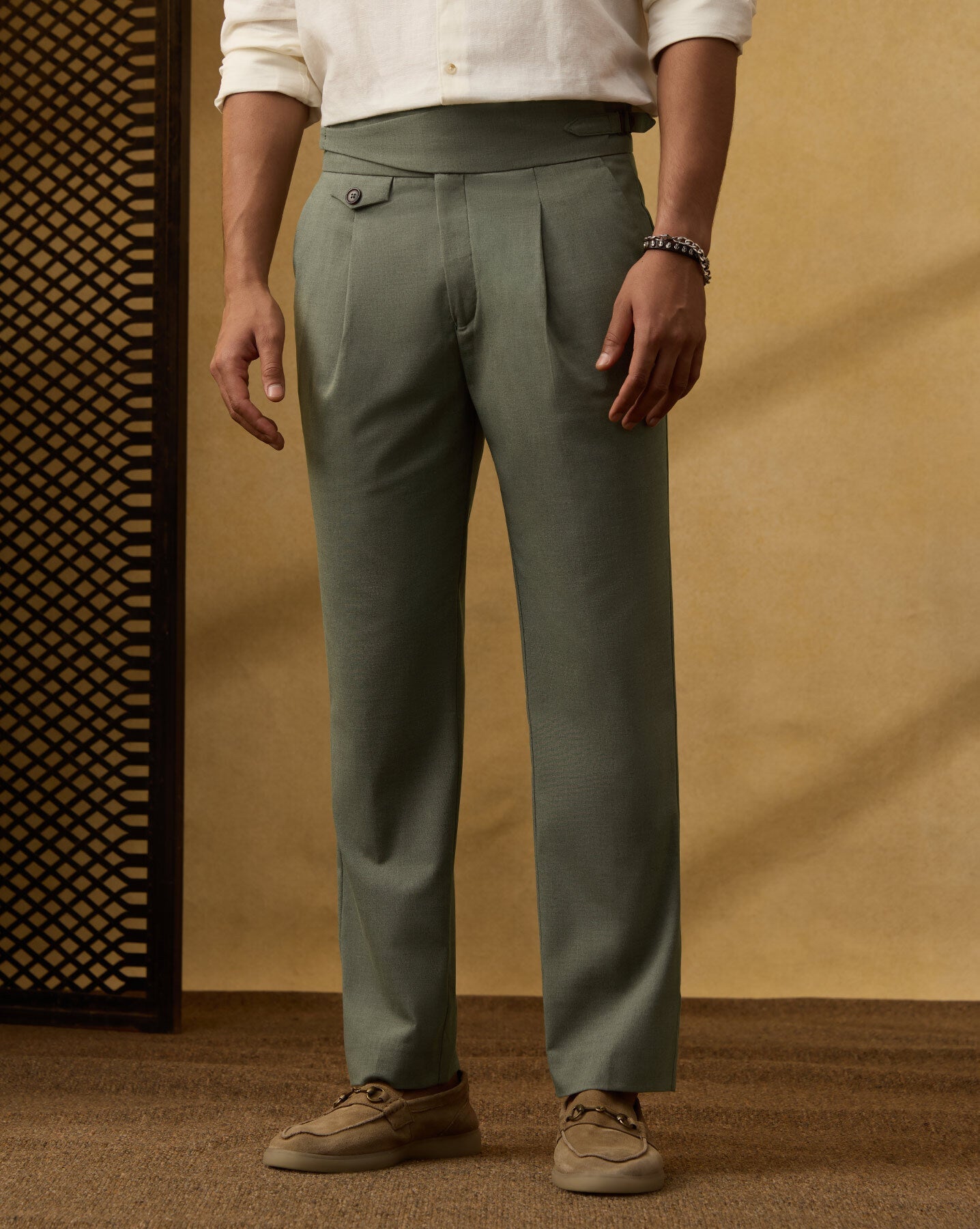 The Gurkha Runway Pant Toscano Green