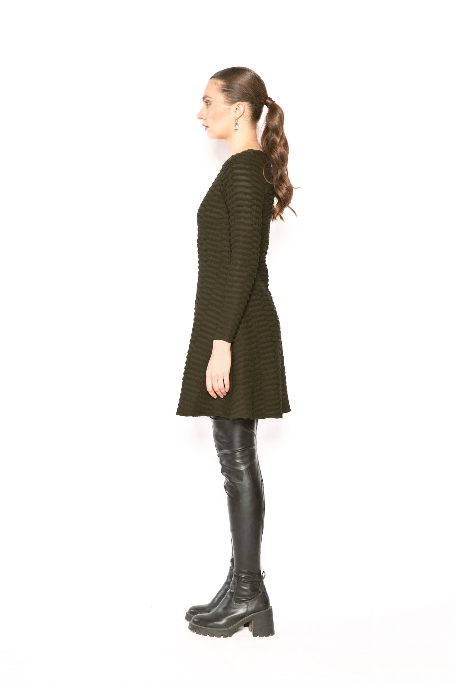 Contemponari-Arete Dress-Green