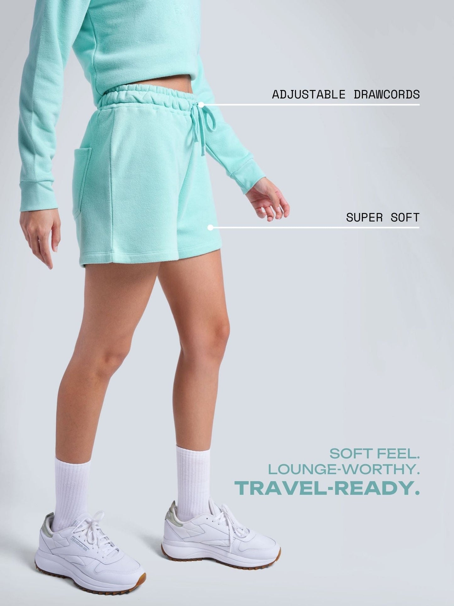 Mint Cloud Shorts