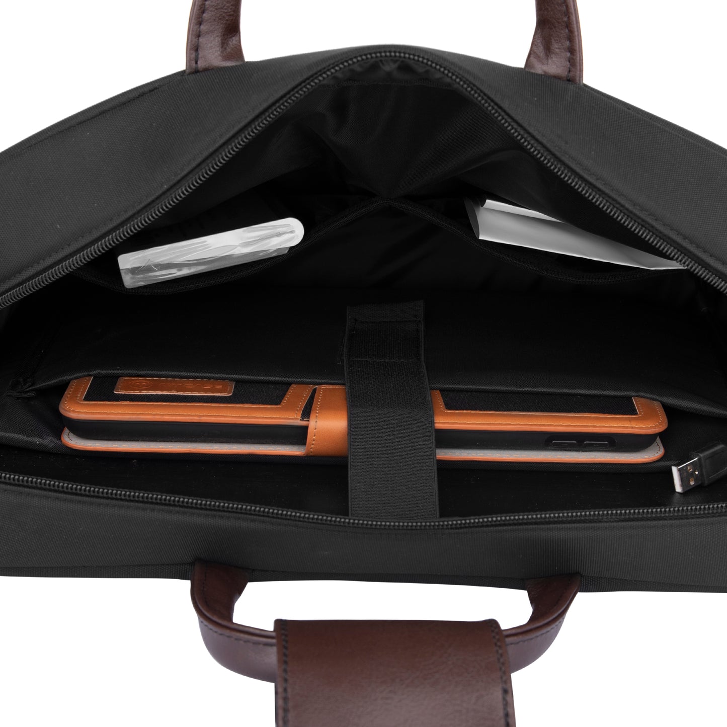 Carriall CLARO Laptop Messenger Bag (Black)