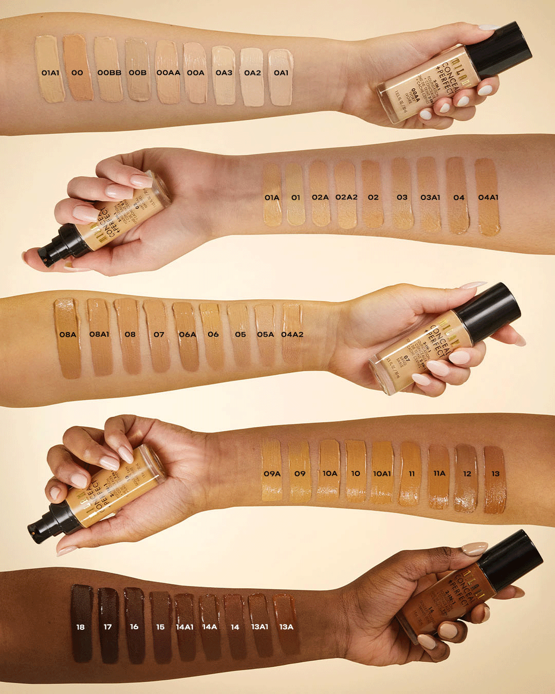 Conceal + Perfect 2-In-1 Foundation + Concealer | Milani at Broadway