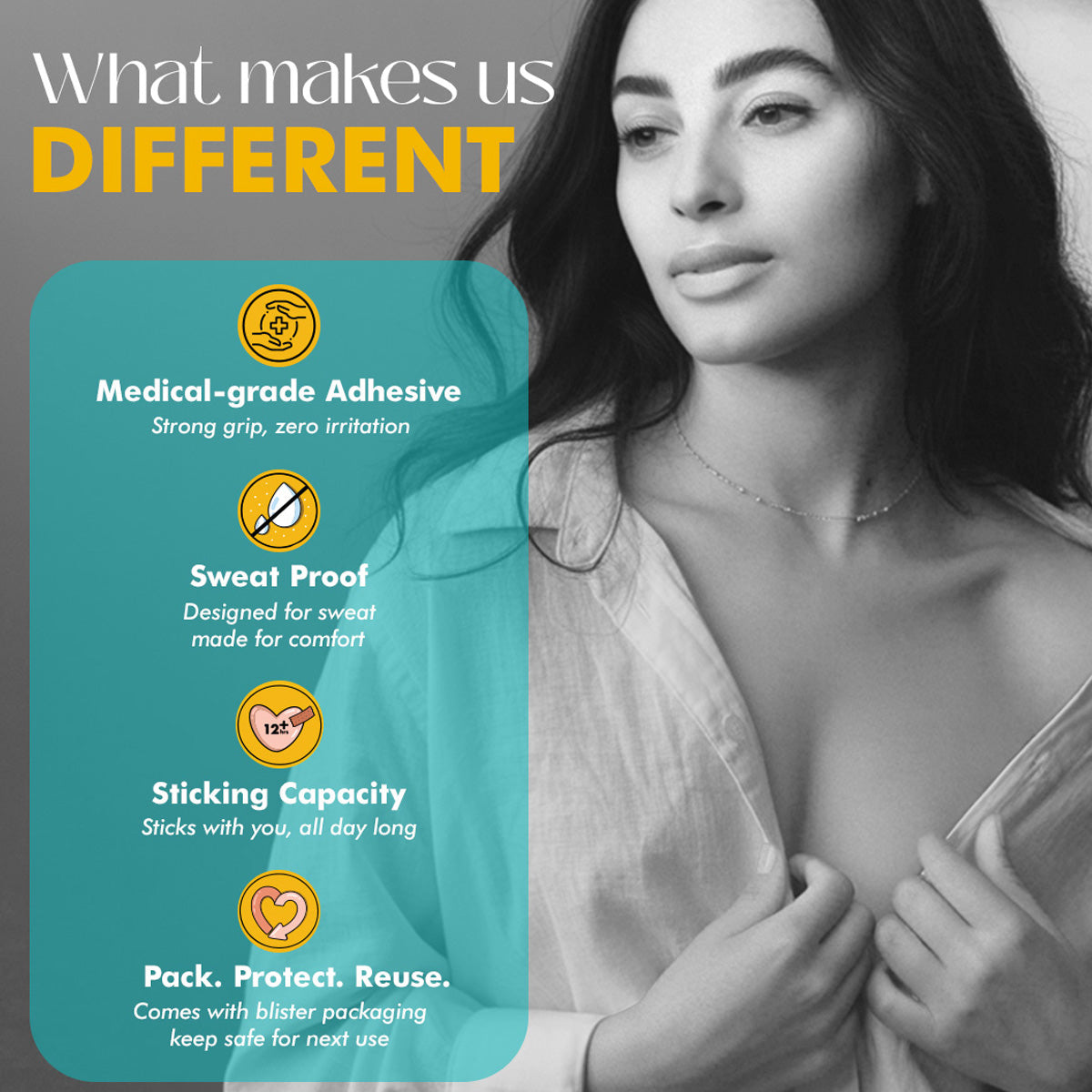 PINQ POLKA Reusable Nipple Cover