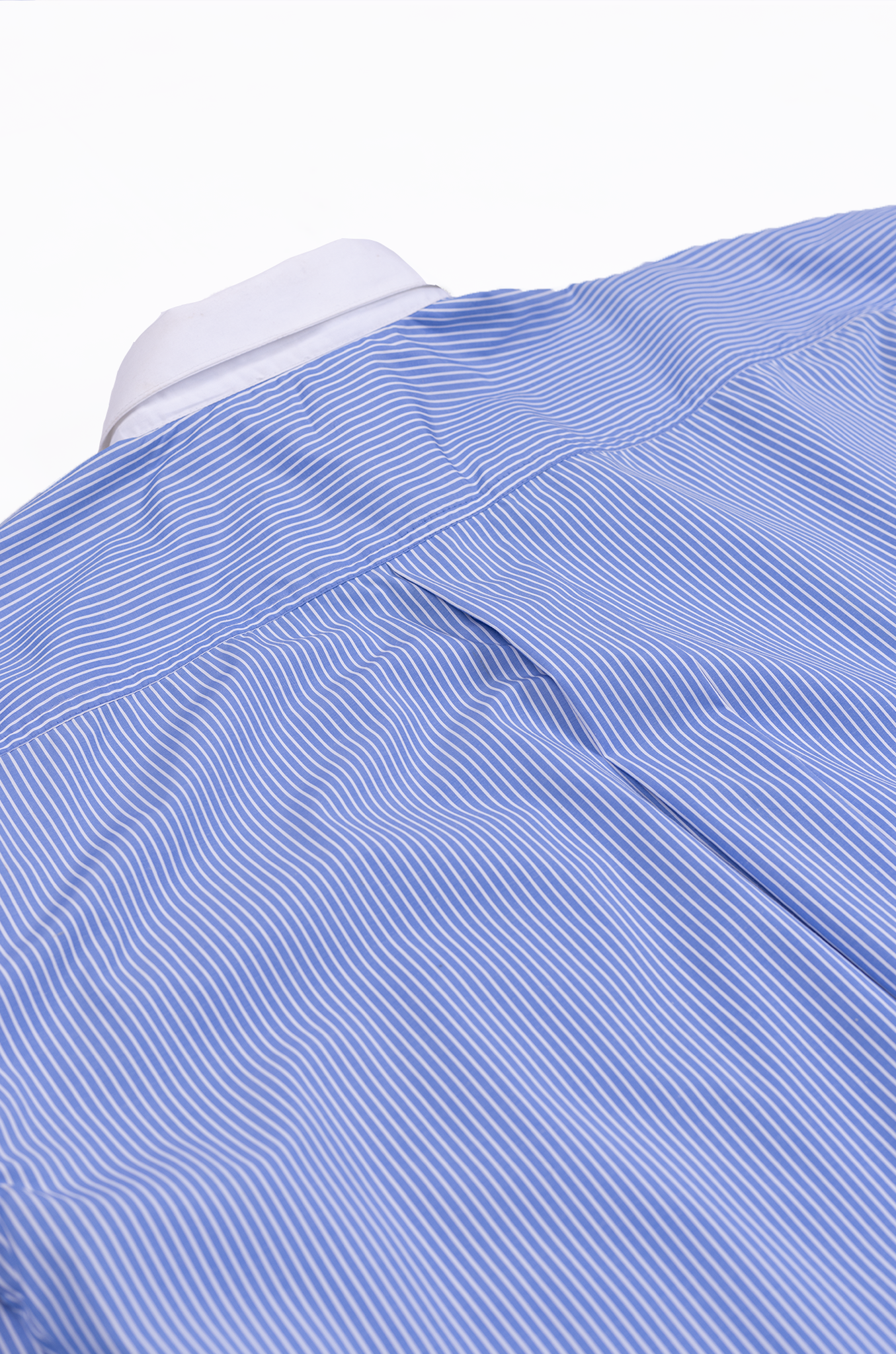 Oversized pinstriped embroidered darwyn shirt | Huemn at Broadway