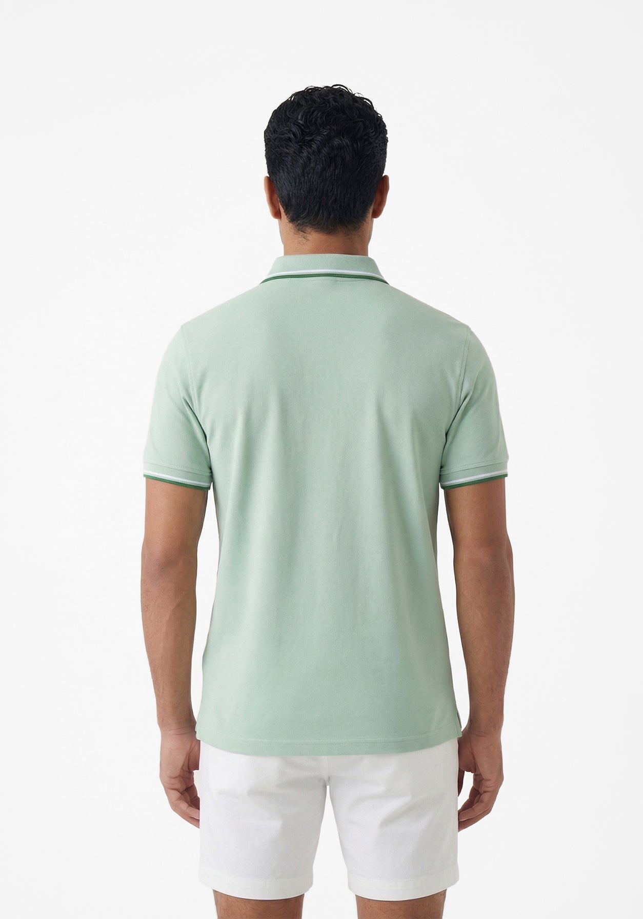 Thrive Green Collar Polo