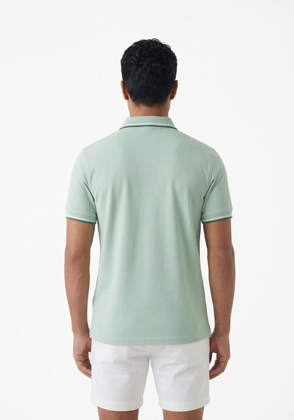 Thrive Green Collar Polo