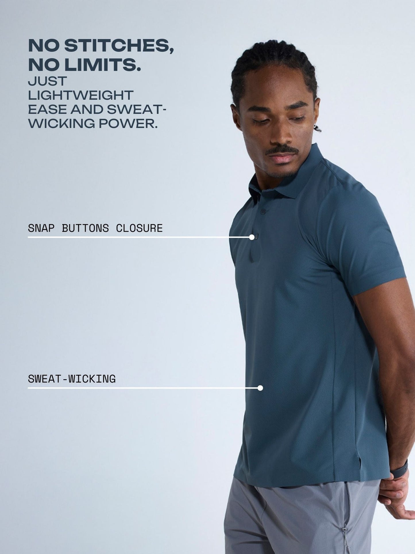 Dark Slate Ace Bond Polo