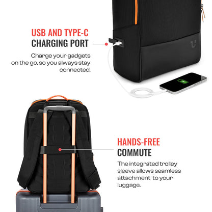 Orbit Workpack -Black-Large | Urban Jungle at Broadway