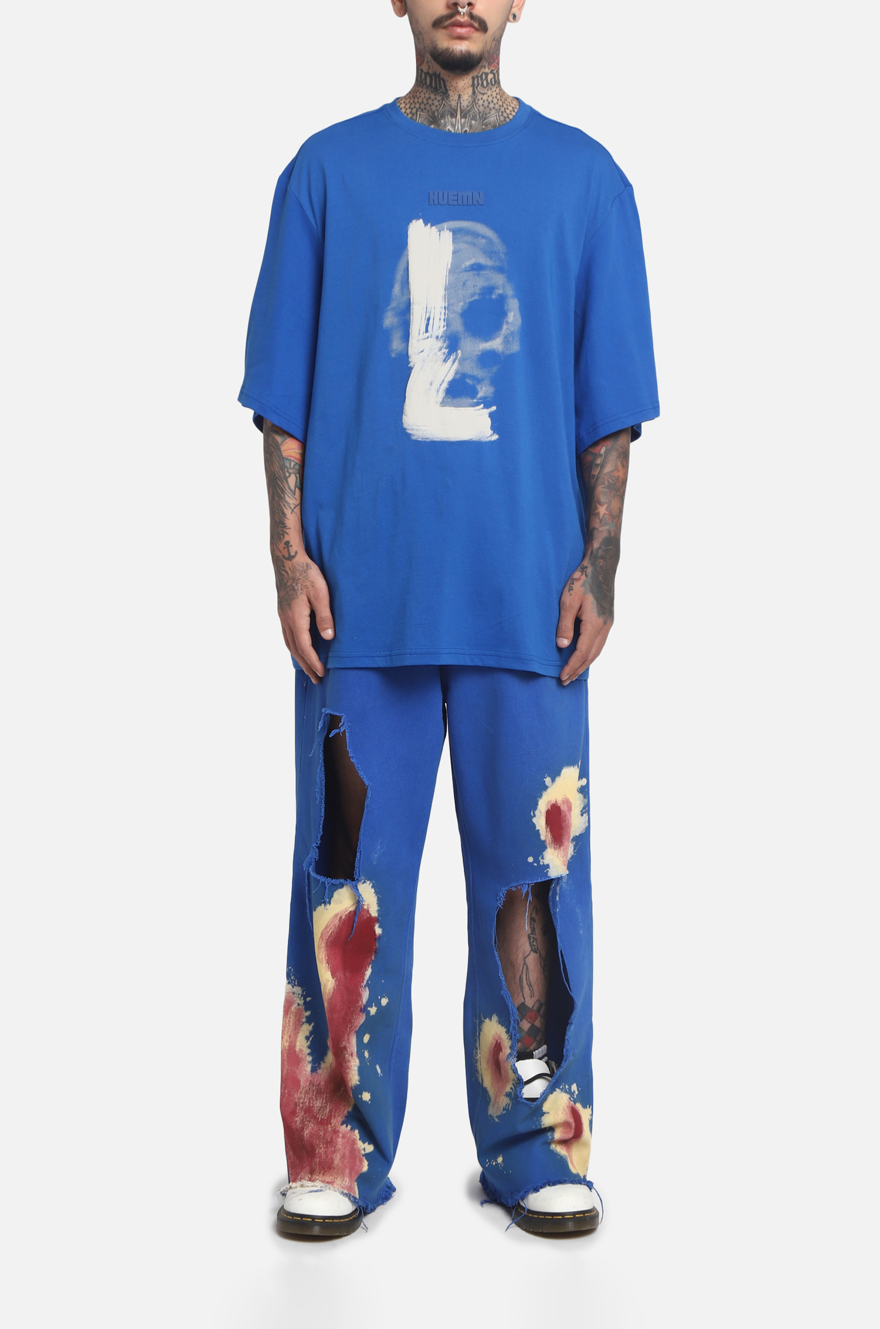 The HUEMN Skull T-shirt (Blue) : Edition 2 | Huemn at Broadway