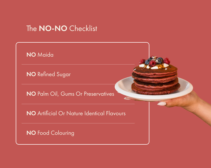 Cosmix No-Nonsense Plant Protein Pancakes - Red Velvet Cake Red | COSMIX at Broadway